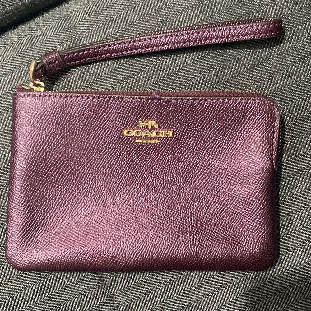 Coach small wristlet
